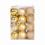Boules de Noël incassables 3 cm, lot de 24 1