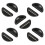 5Pairs Soft Silicone Nose Pad For D Frame Eyewear-Black 1