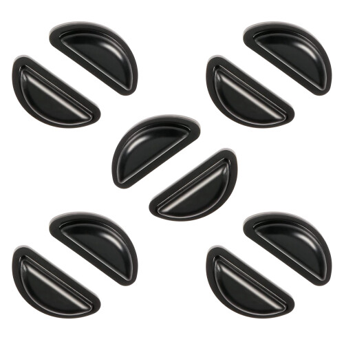 5Pairs Soft Silicone Nose Pad For D Frame Eyewear-Black