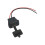 Small USB2.0 Female Solder Type Waterproof Design-Black 2p 1