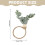 Ensemble de 4 ronds de serviette en bois Wilinohome 3