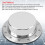Mechanical Kitchen Timer 60 Min Silver Magnetic Base 4