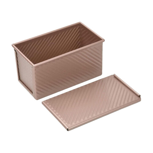 Lssam brödform med lock, non-stick stål, 1 lb 1