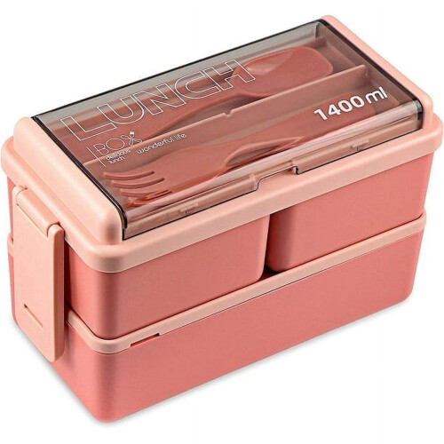 Lunchbox mit 3 Fächern, auslaufsicher und mikrowellengeeignet 1