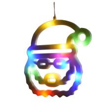 Vánoční LED osvětlení okna s přísavkami