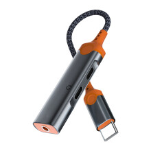 Schneller 60-W-Typ-C-3,5-mm-Hörkonverter für-Orange