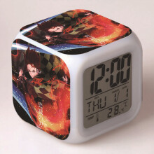 Réveil LED à motif Demon Slayer