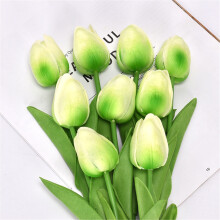 Tulipes artificielles bleu clair 35 cm, lot de 11