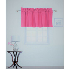 RS9 Cantonnière droite rose vif 96,5 cm L x 45,7 cm H