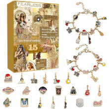 Calendrier de l'Avent de Noël Taylor's - Coffret de bijoux avec 22 éléments