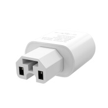 2 Port USB Ladeadapter Digitalanzeige für Elektrofahrrad-Weiß