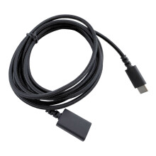 Universele USB C man-vrouw hoofdtelefoonkabel maakt opladen-2m