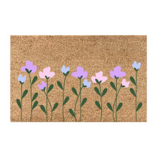 Tapis de porte à motif floral, absorbant et antidérapant, 45,7 x 76,2 cm