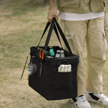 Caja de almacenamiento plegable para exteriores para camping y picnic, grande