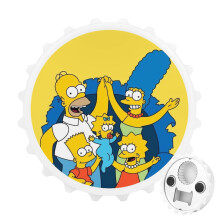Ouvre-bouteille magnétique Simpson avec aimants pour réfrigérateur