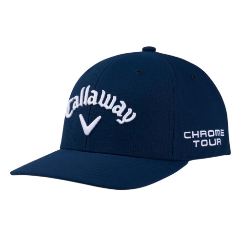 Callaway (One Size, Navy/White) Callaway Mens Wordmark Curved Peak Cap