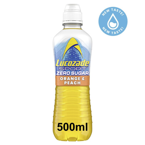 Lucozade Orange & Peach 12x500ml 1