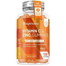 WeightWorld Vitamin C &Zinc Gummies - 120 Gummies