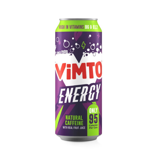 Natural Caffeine & B Vitamins 12 x 500ml Cans 1