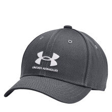 (One Size, Grey) Under Armour Childrens/Kids Logo Adjustable Baseball Cap
