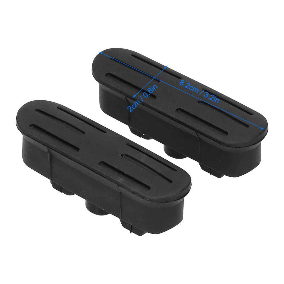 Comfort Rubber Front Foot Pegs Set 7340572005113
