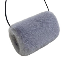 Fashion Hand Warming Gloves Acting as Pillow for-Gray