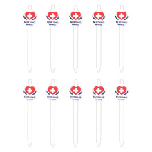 10Pcs Adorable Doctor Nurse Ballpoint Pens Comfortable-White
