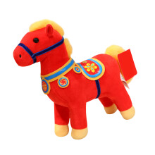 Traditional Year Of Horse Stuffed Doll Cotton Filled Soft-12cm