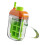 Double Spout Water Bottle with Straw and Easy Remove Ice-Green 1