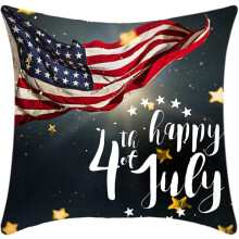 AEFER4th of July sierkussenhoezen met sterrenstreep, patriottisch thema