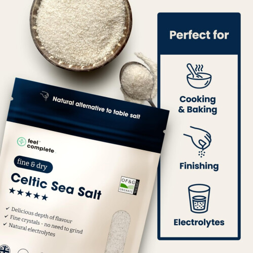 400g Fine & Dry Celtic Sea Salt 2