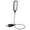 Veilleuse USB IONZE, lampe de lecture LED portable noire 1