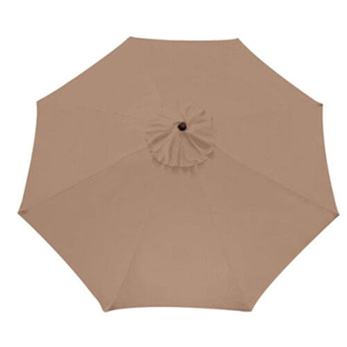 Runder Sonnenschirmbezug, Khaki, 3 Meter