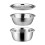 Râpe à légumes en acier inoxydable, ensemble de 3 pièces, 26 cm 1