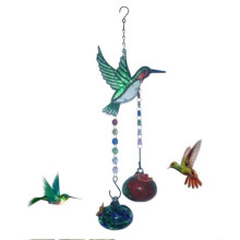 Mangeoire à colibris Fankiway avec carillon éolien, 1 pièce