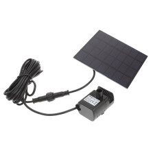 Pompă solară de apă de 6V0.8W pentru fântână de grădină cu baie de păsări