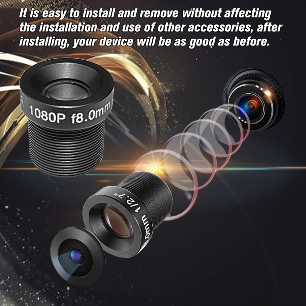 8Mm M12 Cctv Lens 2Mp Fixed Iris 7340572015914