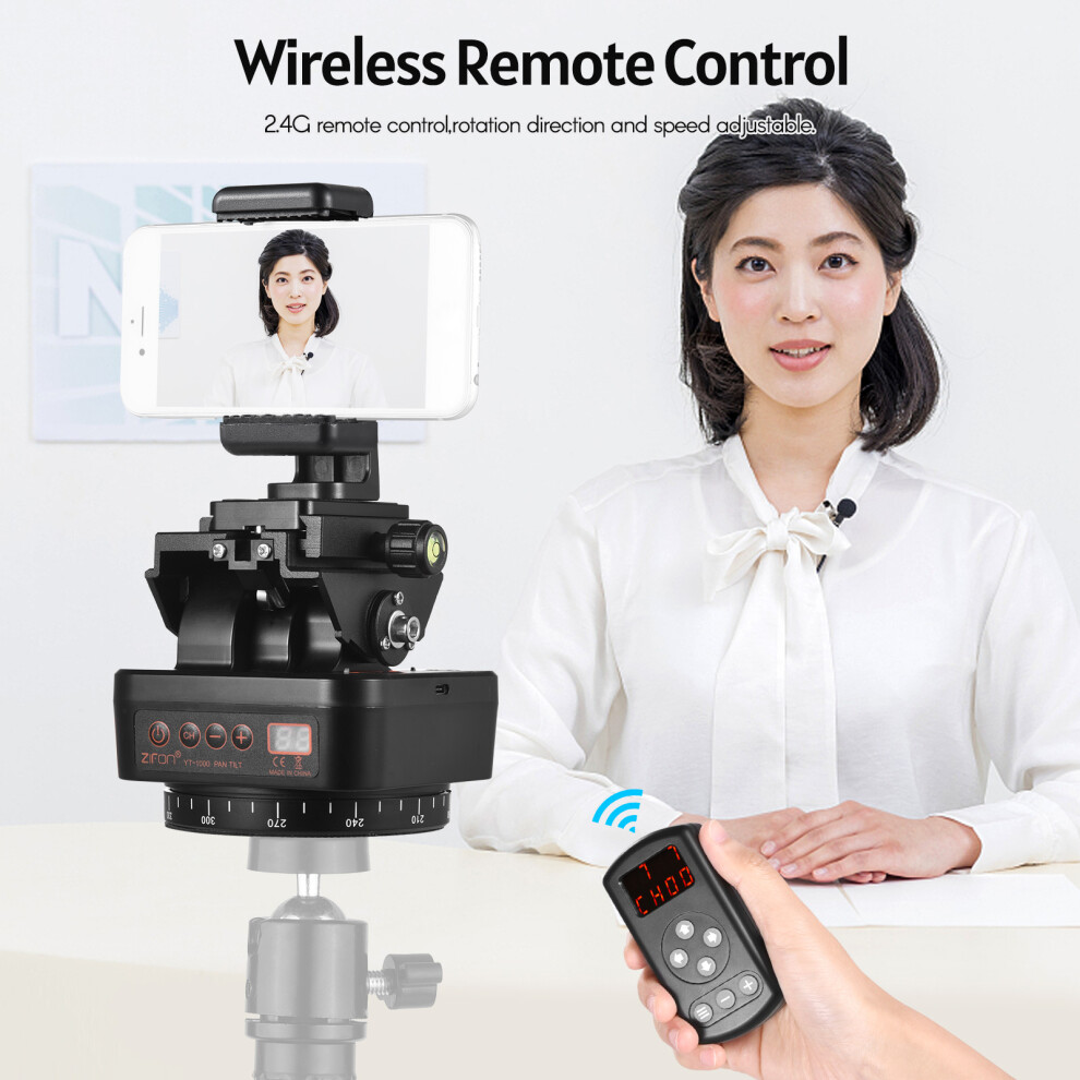 Zifon Yt-1000 Wireless Pan Tilt Head 7340572015952