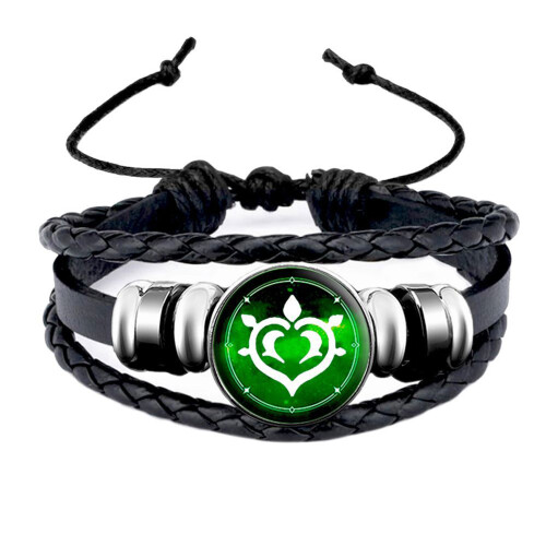 Ojo de Dios Pulsera Ajustable Gemas Elemento Agua
