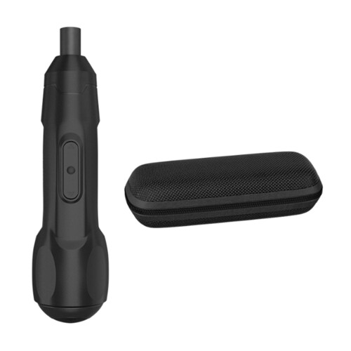 Ergonomic Handle Cordless Electric Screwdriver USB C-bare metal