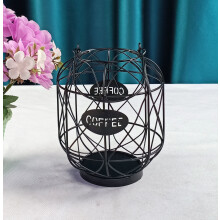 Organizador de mostrador con forma de taza y soporte para cápsulas de café