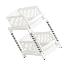 Estante organizador para condimentos de baño (1 estante)