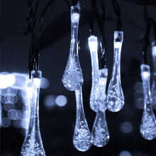 Solární řetězová světla Venkovní zahradní terasa 30LED