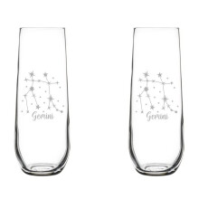 Champagneflutes en mousserende wijnglazen Gemini 8.5oz