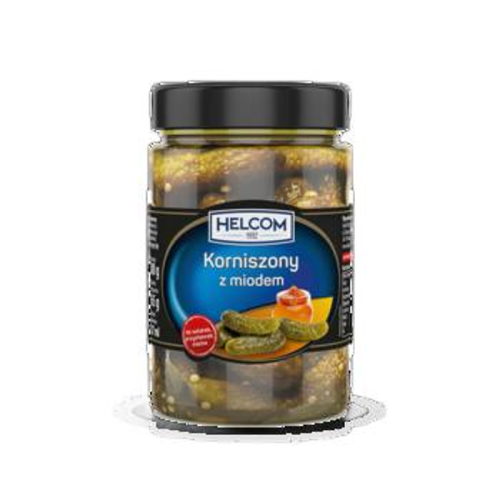 Ogórki korniszony z miodem 327ml Helcom
