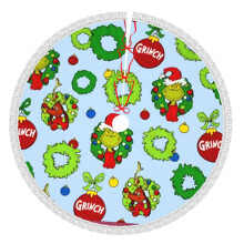 Christmas Tree Skirt 36 Inch Rustic Holiday Decor