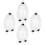Molde de silicone para doces em formato de ovo de dinossauro (4 peças) 1