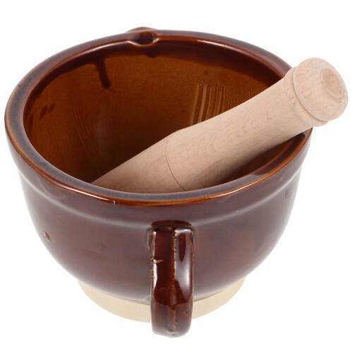 Broyeur à ail et épices avec pilon (1 ensemble)