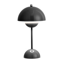 Lampe champignon orange, éclairage moderne pour chambre à coucher
