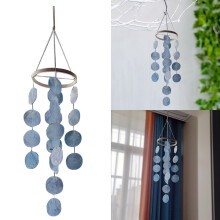 Carillon éolien suspendu en coquillage pour chambre d'enfant (1 pièce)
